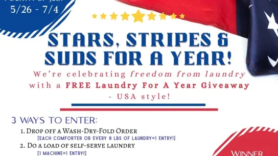 Eau Claire.... Win Free Laundry for a Year at Clean Shirt Co. Laundromat!